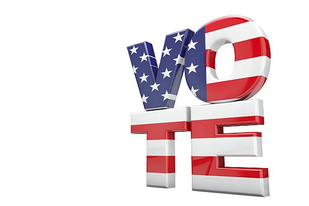 istock Vote stars and stripes 513943980