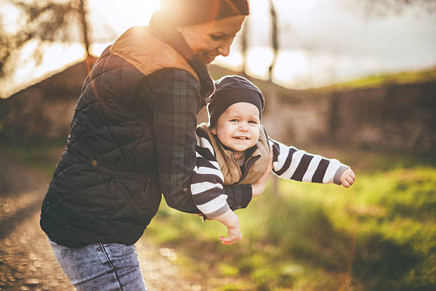istock Playful mother and son 513944846