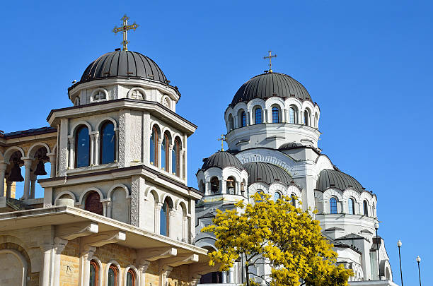 istock Temple not made by hands image of Christ Saviour, Sochi 513955172