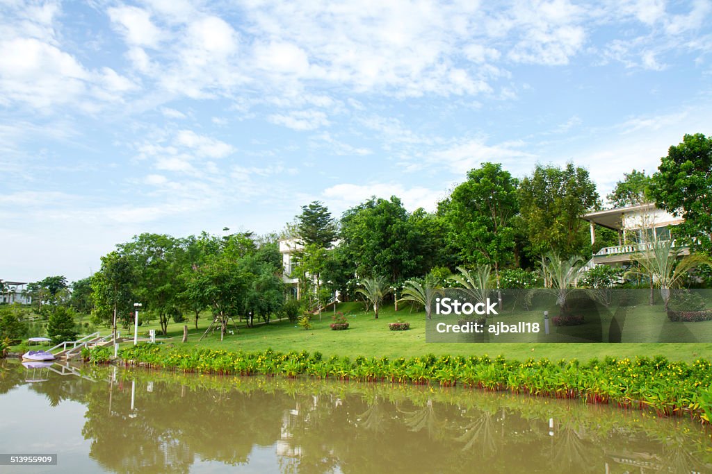 Lakeside View British Culture Stock Photo