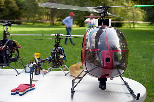 Radio controlled helicopter. Color Image Radio controlled helicopter. Color Image hobbyist stock pictures, royalty-free photos & images