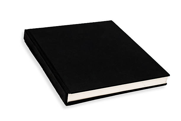 istock Blank book cover black isolated on white 513959987