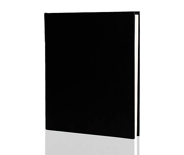 istock Blank book cover black isolated on white 513960003
