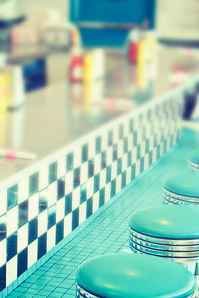 Route 66 Bar and Restaurant Defocused, Retro