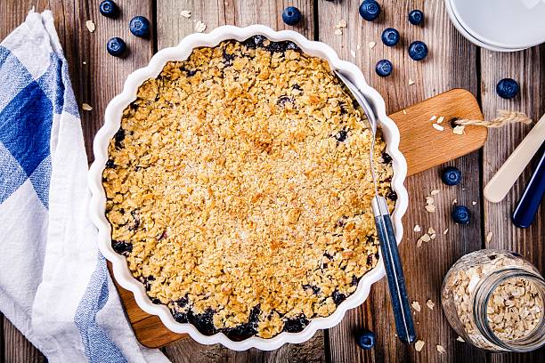 istock homemade blueberry crumble with oatmeal 513986874