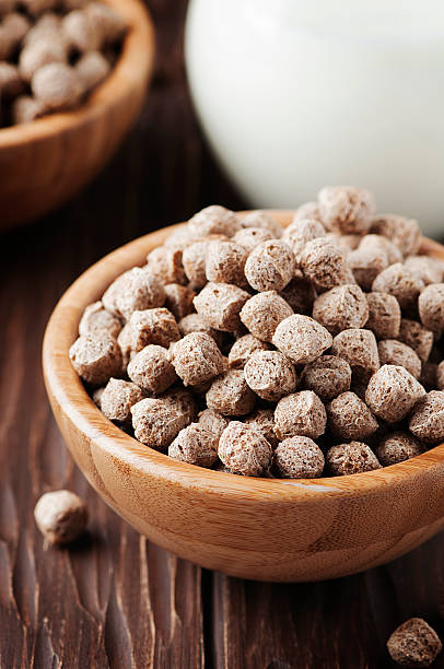 istock bran and milk for breakfast on the wooden table 513987446