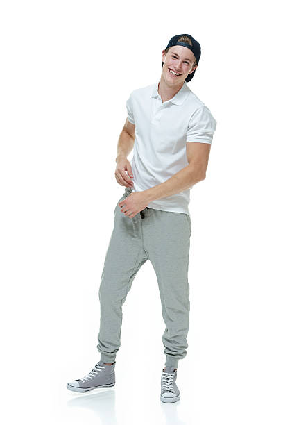 istock Cheerful man in jogging pants & looking at camera 513987839
