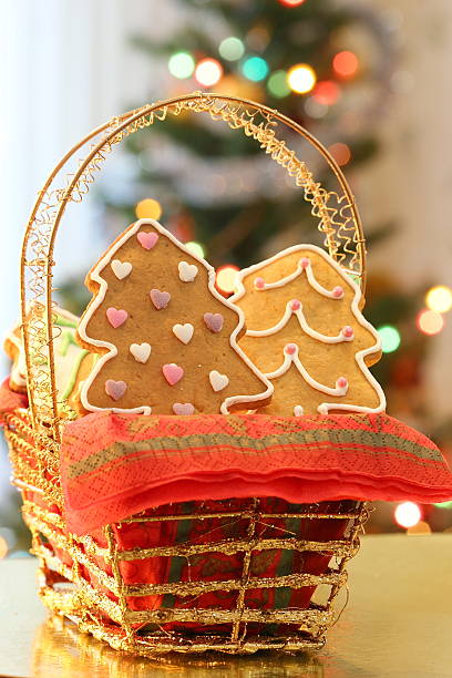 Biscotti di Natale fatti in casa - foto stock