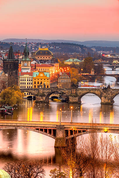 istock Bridges of Prague, Czech Republic. 513987988