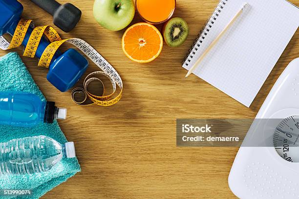 Fitness And Weight Loss Stock Photo - Download Image Now - Activity, Anaerobic Exercise, Antioxidant
