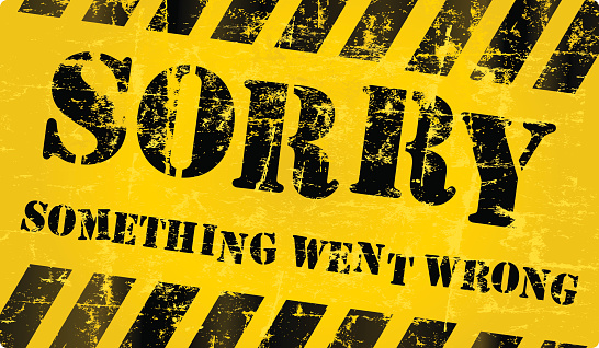Up Error Sign Error Pop Up Sign For Website Stock Illustration - Download Image Now ...