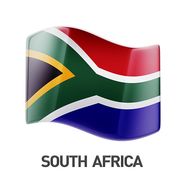 icono bandera de áfrica del sur - flag south african flag south africa national flag fotografías e imágenes de stock