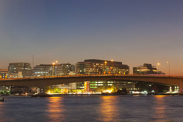 istock Bridge on the River in downtown Bangkok 513990912