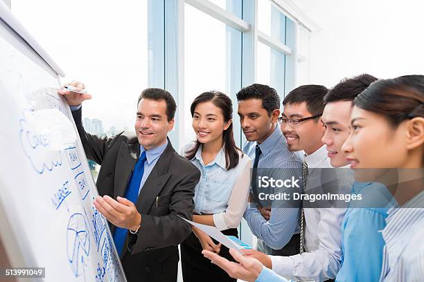 Multiethnic Business Team Stock Photo - Download Image Now - Adult, Asian and Indian Ethnicities, Audience