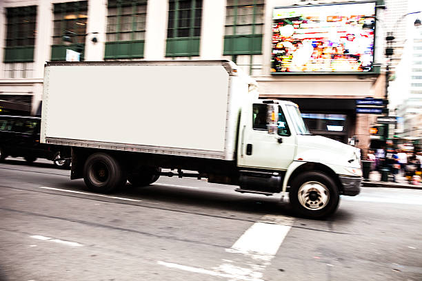 istock Truck in New York streets 513991535