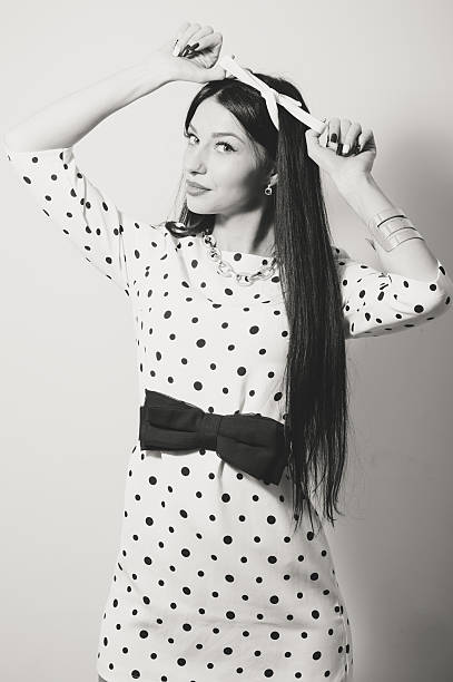 istock Brunette glamour beautiful pinup woman 513992140
