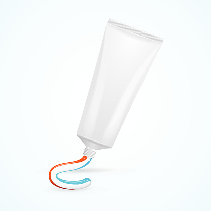 Toothpaste Template Mockup Vector Stock Illustration - Download Image ...