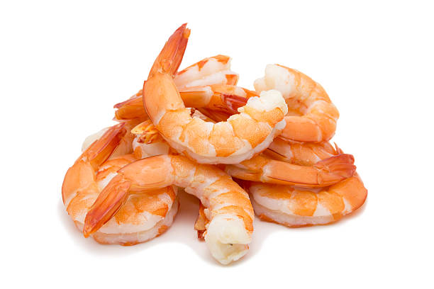 istock Shrimps isolated on white background concept 513993534