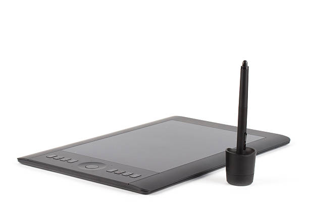 istock Graphic tablet with pen for illustrators and designers 513993898