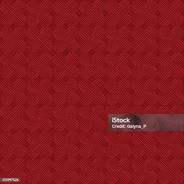 Deep Red Geometry Seamless Pattern Stock Illustration - Download Image ...