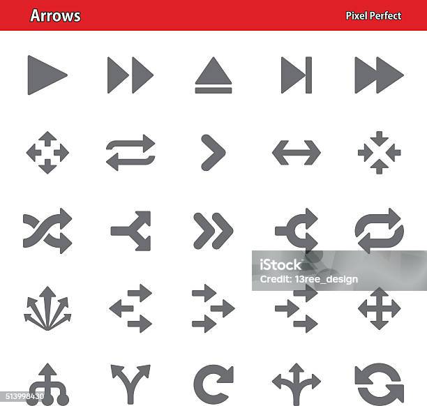 Arrows Icons Set 2 Stock Illustration - Download Image Now - Fast Forward Symbol, Exchanging, Arrow Symbol