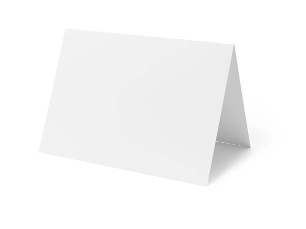 istock Blank greetings card on white - Stock Image 514001798