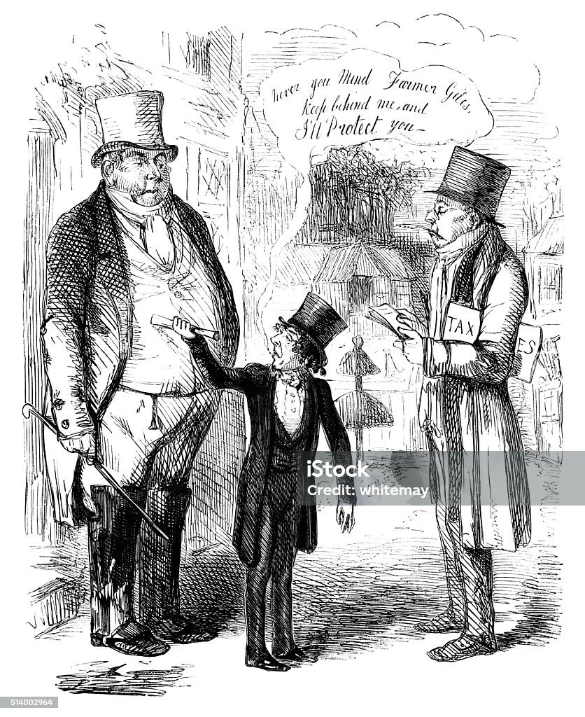 Benjamin Disraeli And The Farmer 1849 Stock Illustration - Download Image  Now - Cartoon, Satire, 19th Century - iStock