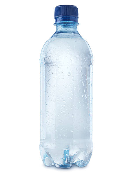 Mineral Water Bottle Cut Out On White Stock Image Stock Photo
