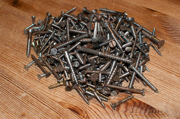istock Pile of scres and bolts 514005362