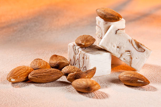 istock Smooth belgian honey and almond nougat 514026669