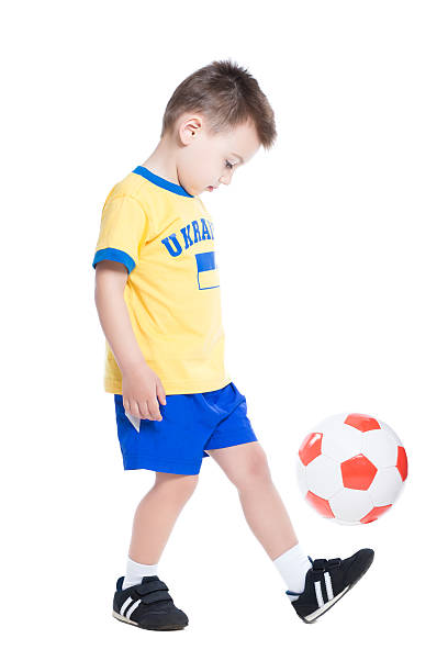 istock Nice little Ukrainian footballer 514030061