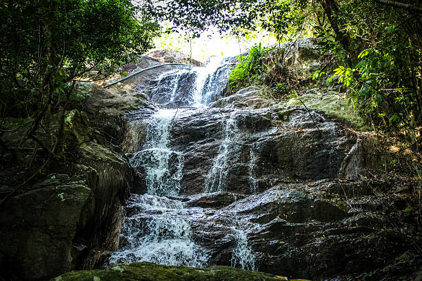 istock Waterfall with pool in tropical jungle, Na Muang, Koh Samui 514031297