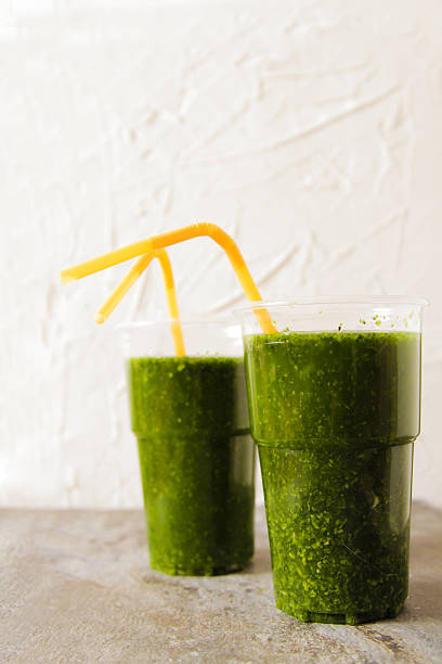 istock Green smoothies for a diet of spinach 514050818