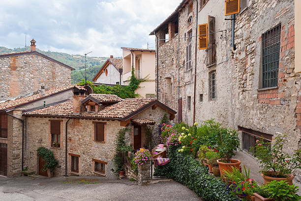 istock Glimpse of a typical medieval village in Italy 514051562