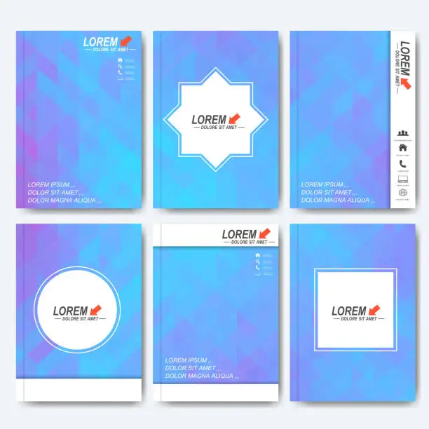 Vector illustration of Modern vector templates for brochure, flyer, cover magazine or report