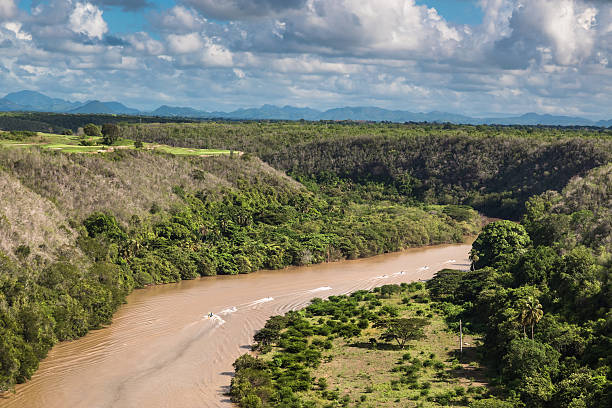 Tropical rio de Chavon, Dominican Republic. top