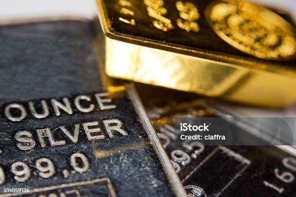 Precious Metals Stock Photo - Download Image Now - Silver - Metal, Gold - Metal, Gold Colored