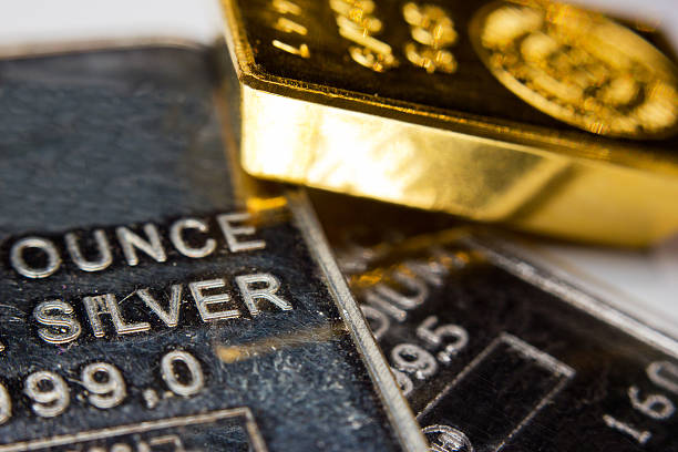 metale szlachetne - gold ingot coin bullion zdjęcia i obrazy z banku zdjęć