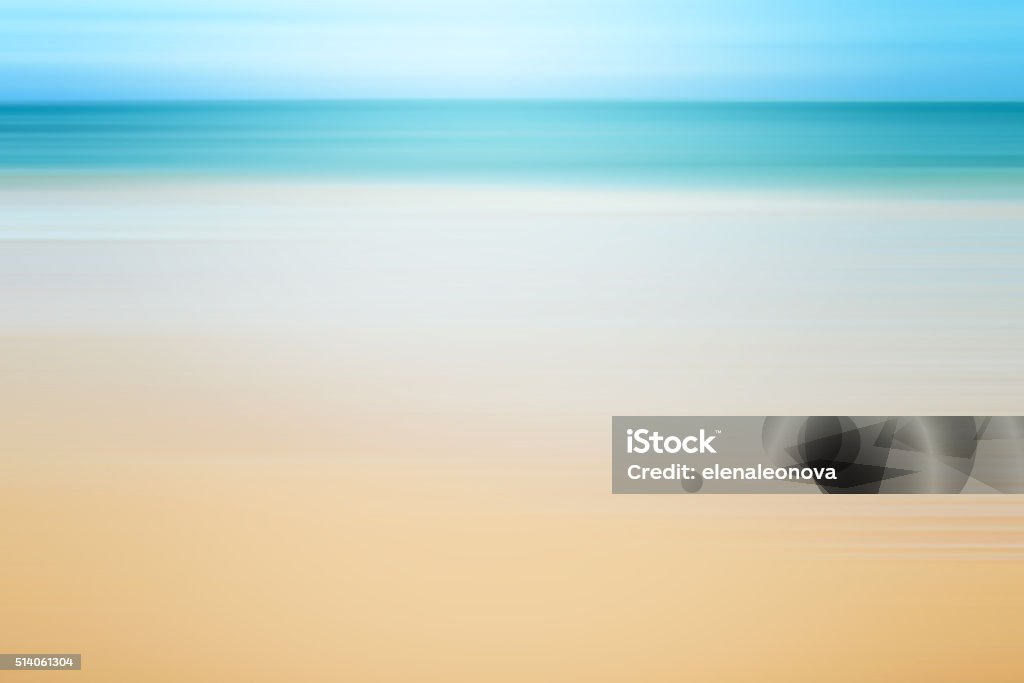 seascape background blurred motion,defocused sea. Beach Stock Photo