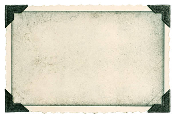 istock Vintage photo frame with corner and edges 514062234