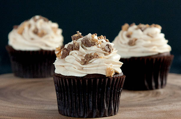 istock Group of Peanut Butter Cup Cupcakes 514063586