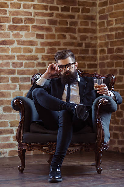 istock Stylish bearded businessman 514063806