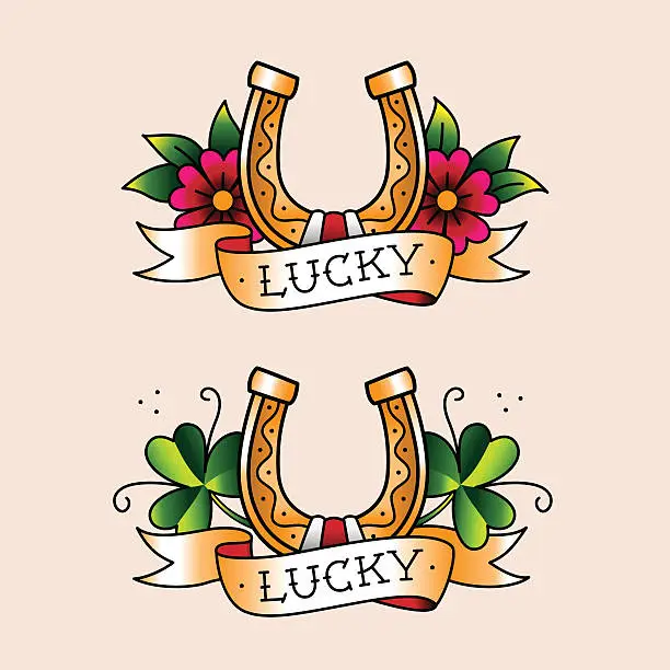 Vector illustration of symbol of luck