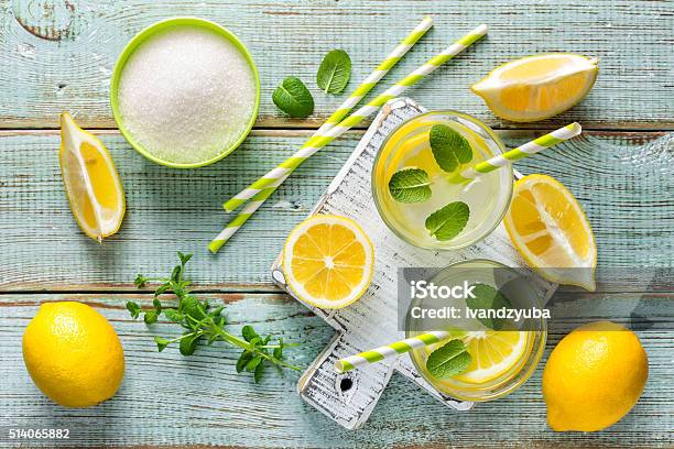 Lemonade Stock Photo - Download Image Now - Lemonade, Lemon - Fruit, Summer