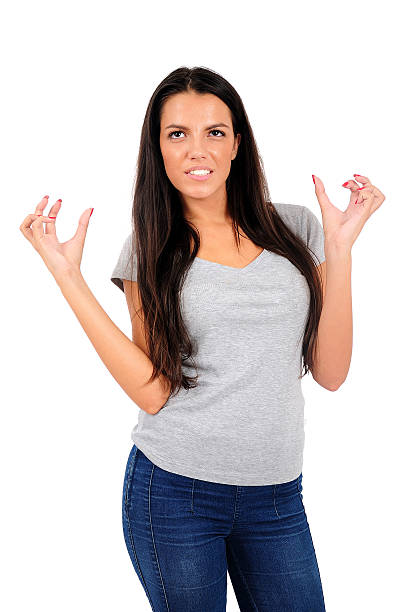 istock Isolated casual woman 514073331