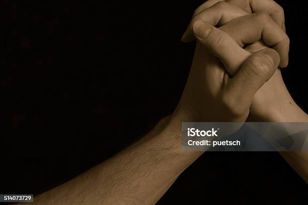 Two Hands Stock Photo - Download Image Now - A Helping Hand, Adult, Adults Only