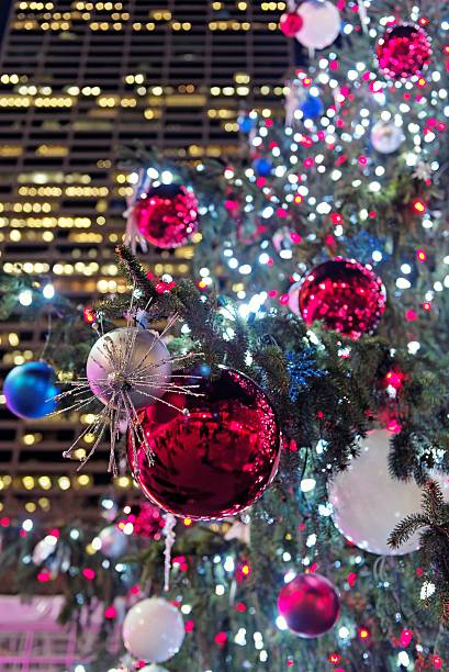 istock Close-up view of christmas tree with decorations 514074777