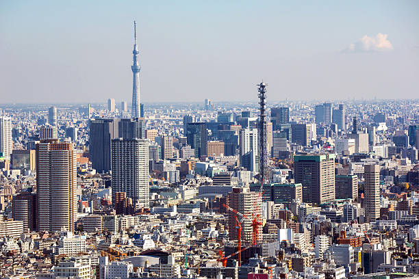 istock Aerial Tokyo Cityscape 514075621