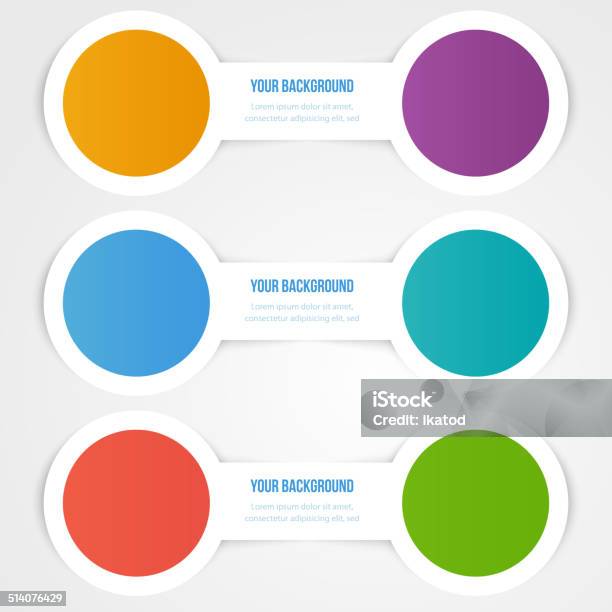 Vector Abstract Circles Template Object Design Stock Illustration ...