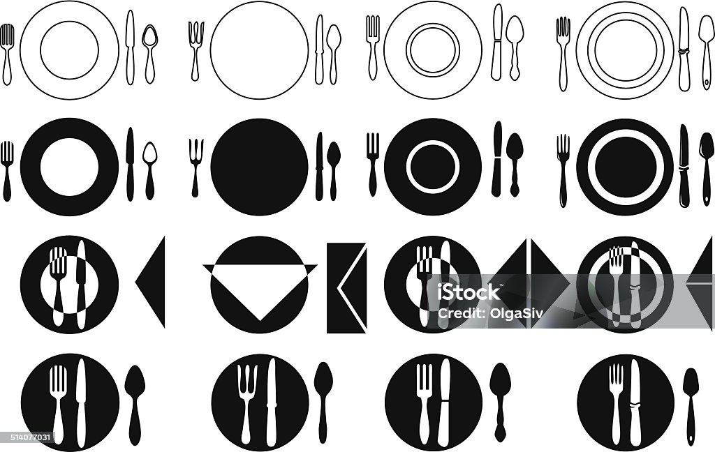 Tableware Graphics Picture Tableware Stock Illustration - Download Image Now - Adoption ...